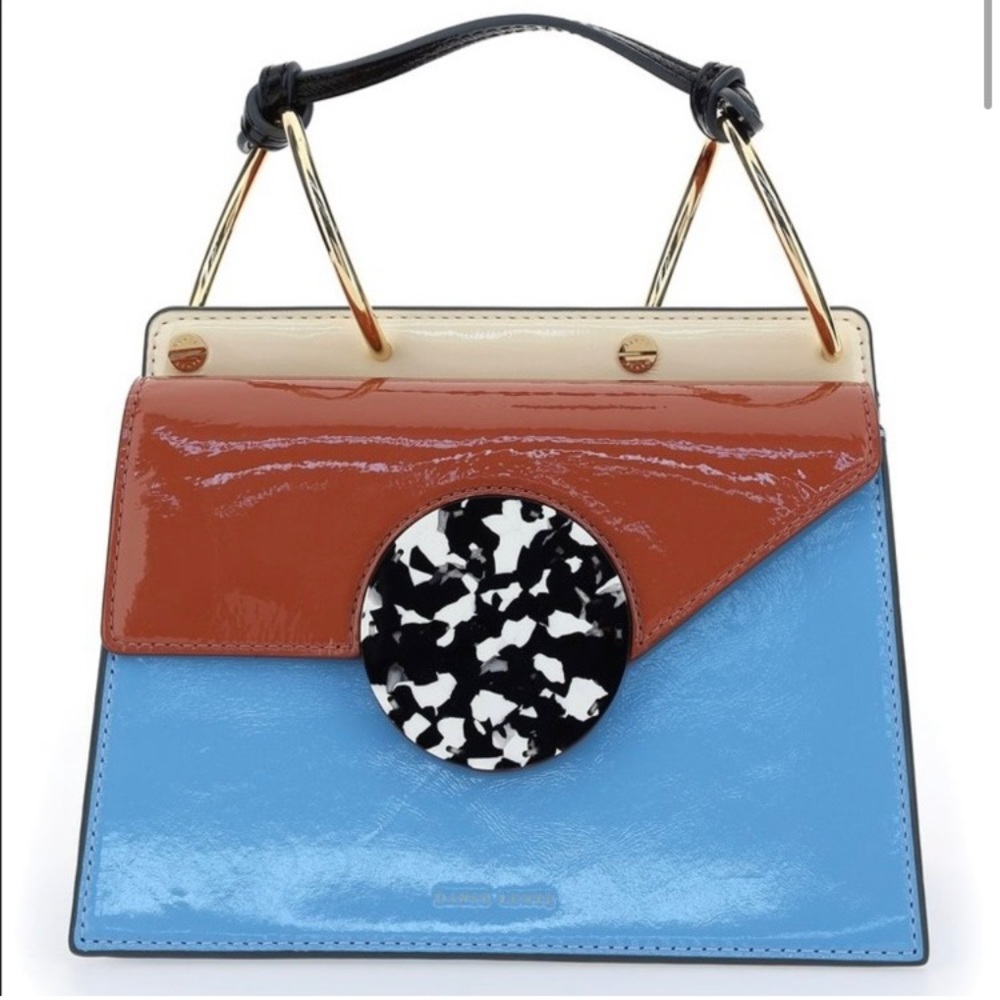 Danse Lente Mini Phoebe Patent Leather Bag